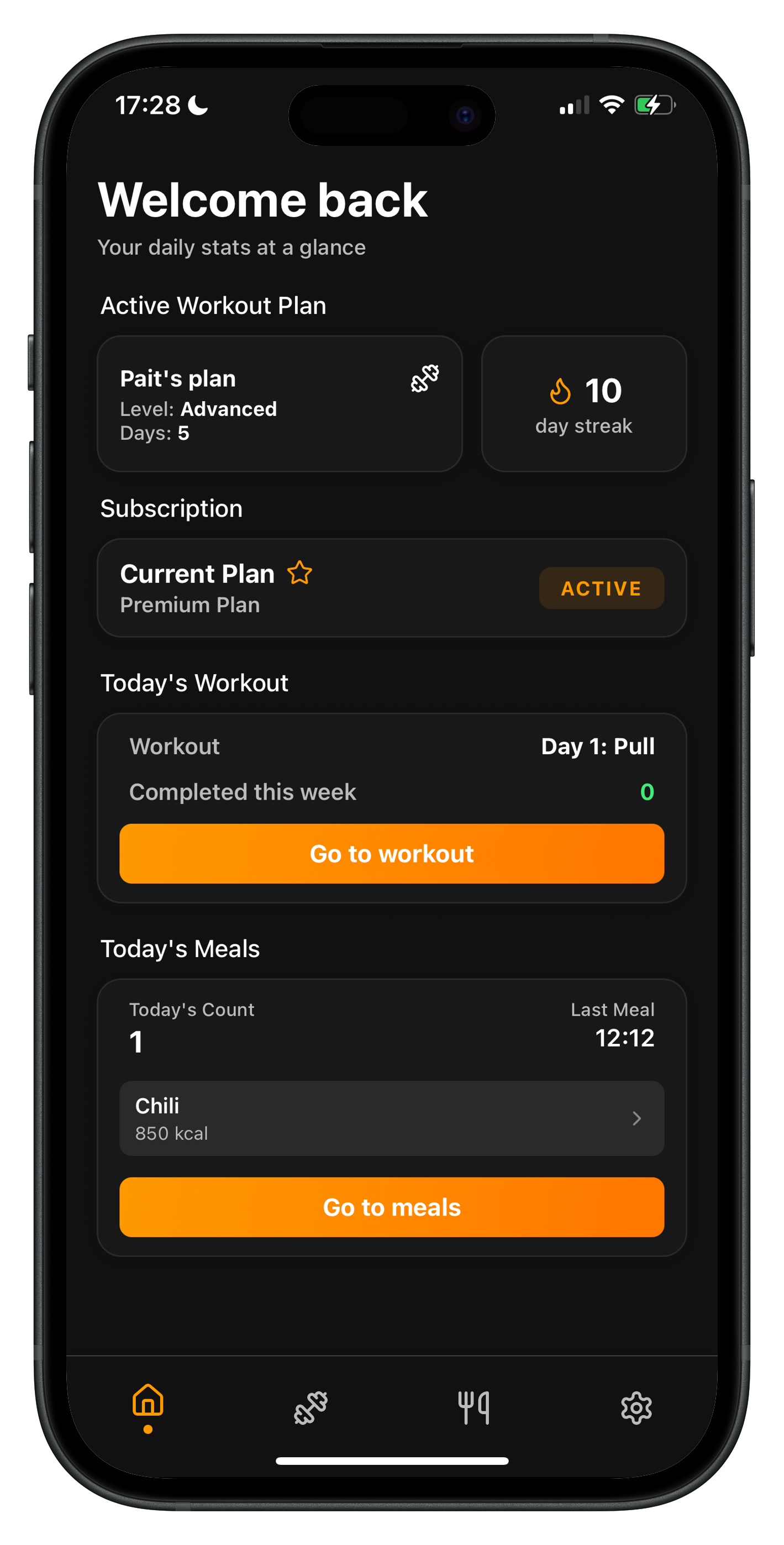 App mockup
