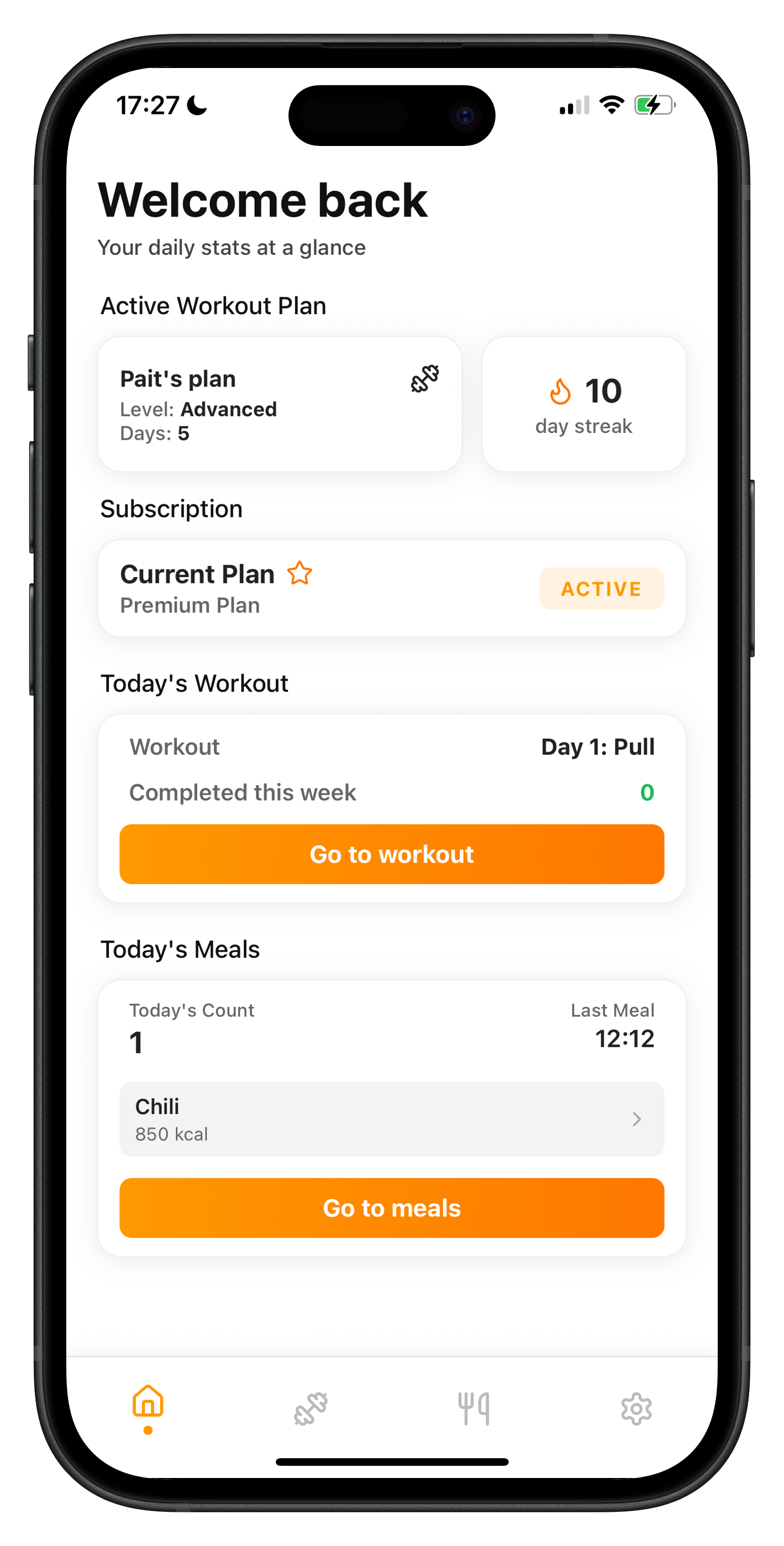 App mockup